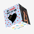 My Favourite Crazy Cat Man Confetti-exploding Greetings Card