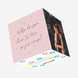 Why Do You Love To Live So Far Away? Confetti-exploding Greetings Card