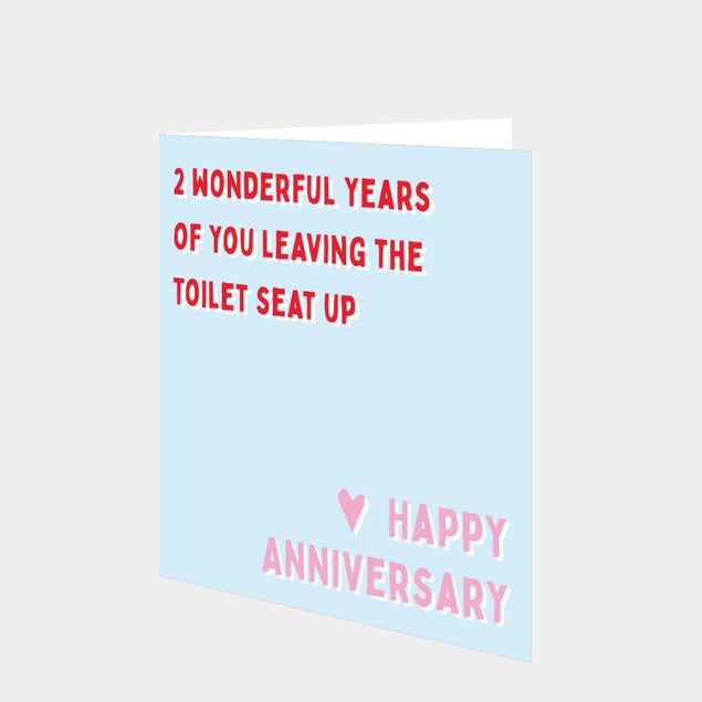 Two Years Toilet Card