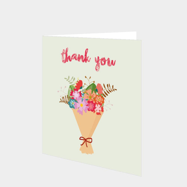 Thank You Flowers Card