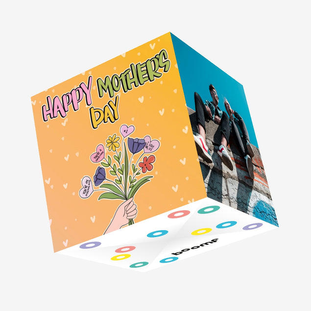 Happy Mother's Day Sis You Are A Super Mom Confetti-exploding Greetings Card