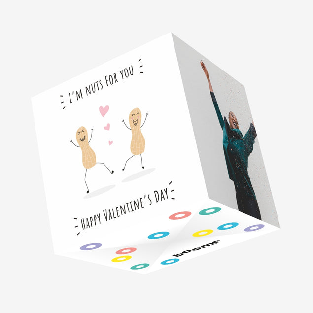 Nuts For You Confetti-exploding Greetings Card