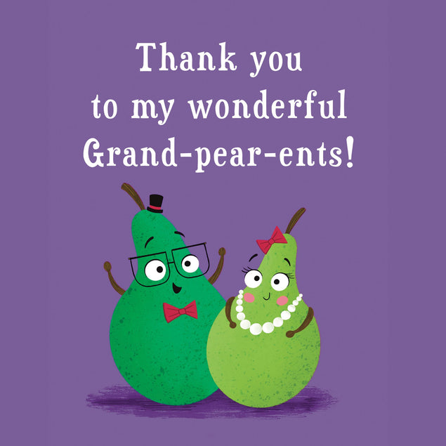 Grandparents Thank You Card - 1
