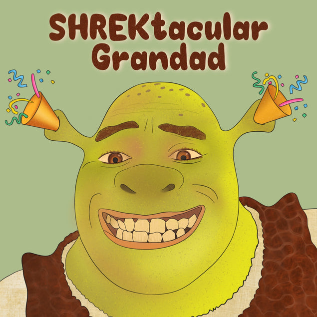 SHREKtacular Grandad Card - Film & TV - Novelty Character Card - 1