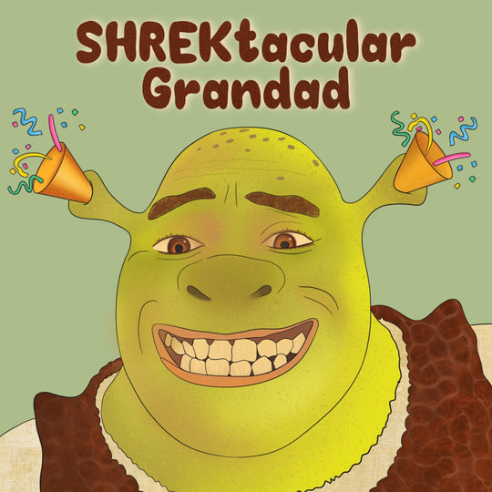 SHREKtacular Grandad Card