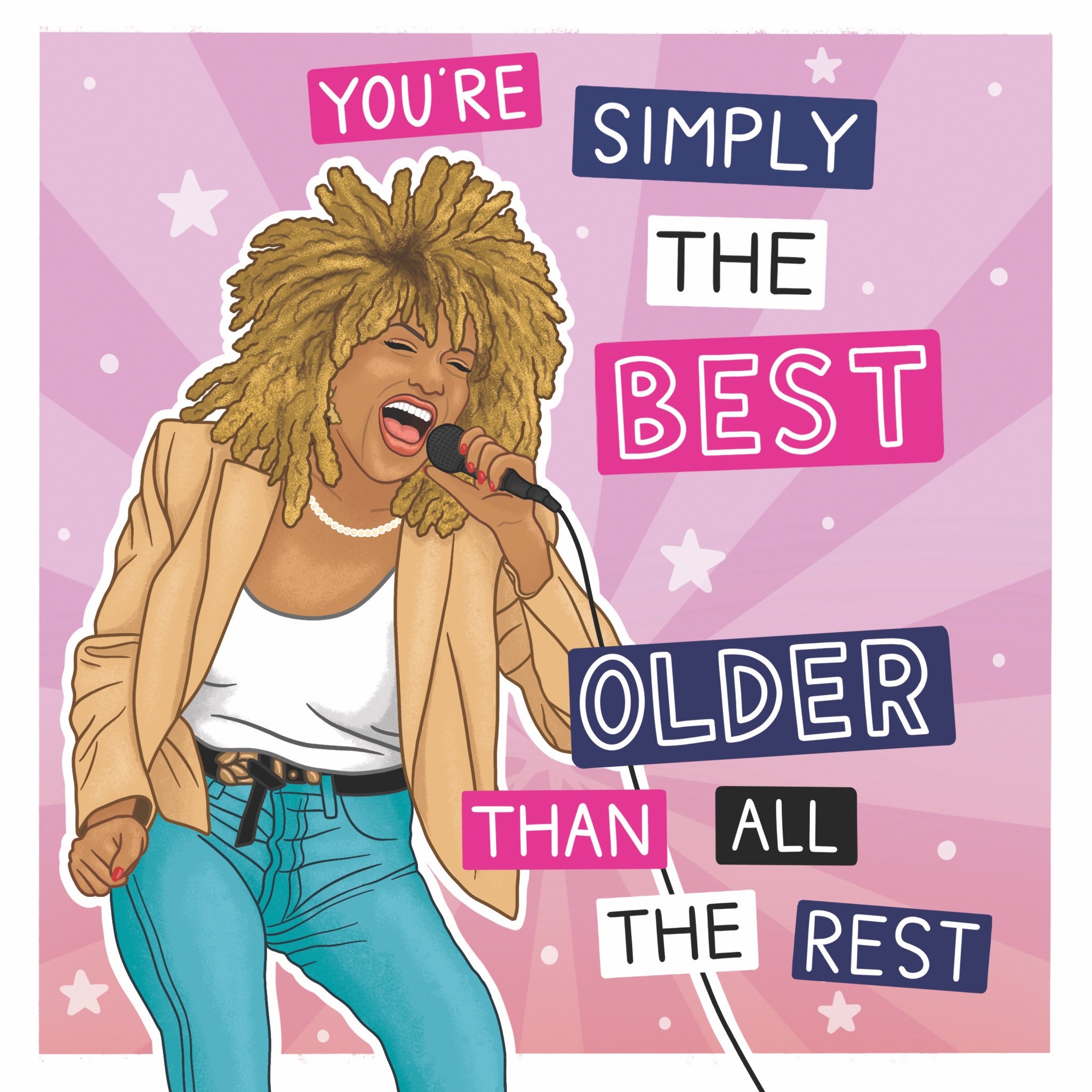 Simply The Best Tina Turner Birthday Card – Boomf