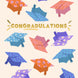 Acadenic Hats Graduation Card