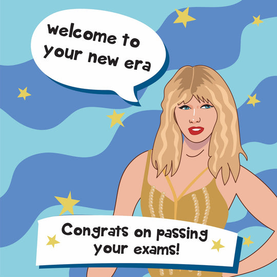 Taylor Swift Exams Congratulations Card