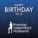 Premier League Husband Football Birthday Card