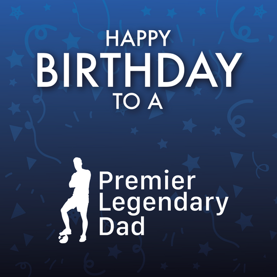 Premier League Dad Football Birthday Card