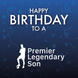 Premier League Son Football Birthday Card