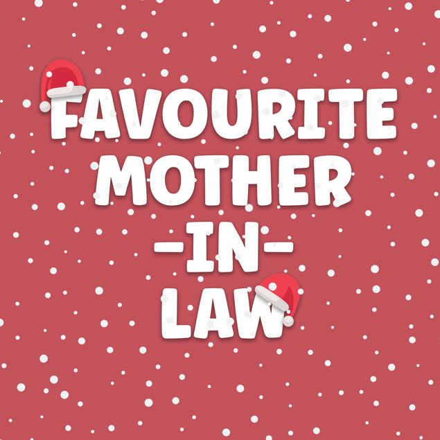 Favourite Mother-in-Law Christmas card - 1