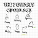 7 Dwarfs Of Old Age Birthday Card