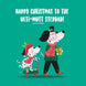Cute Dalmatians Ulti-Mutt Stepdad Christmas Card