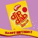 Dip Dab You're Fab Birthday Card