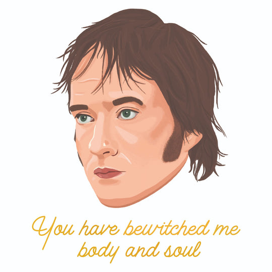 Pride And Prejudice Mr Darcy Love Card