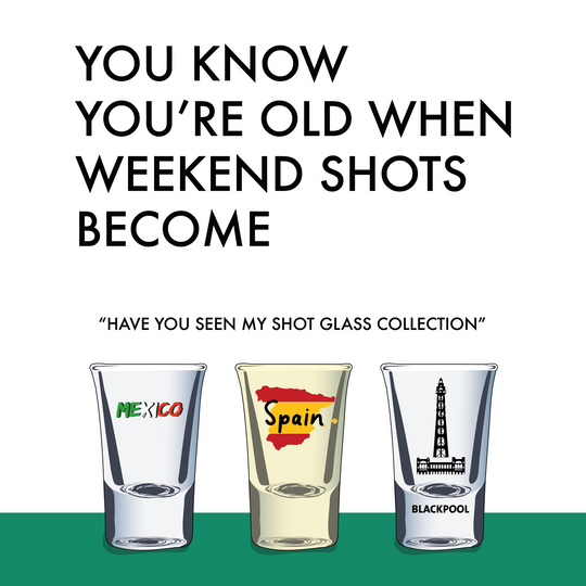 Shot Glass Collection Birthday Card