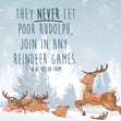 Rudolph dark humour killing Christmas Card - 1