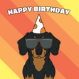 Dachshund Dog Birthday - 1