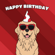 Golden Retriever Dog Birthday - 1