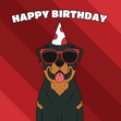 Rottweiler Dog Birthday - 1