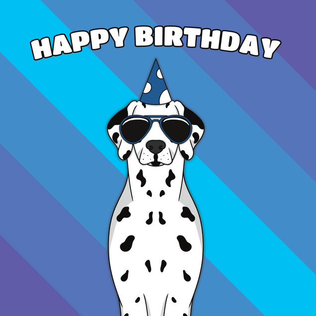 Dalmatian Dog Birthday - 1