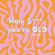 Holy Shit You're Old - Happy Birthday - 1