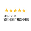 Funny sister birthday card rating 5 star  - 1