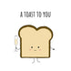 Cute Toast Congratulations Card