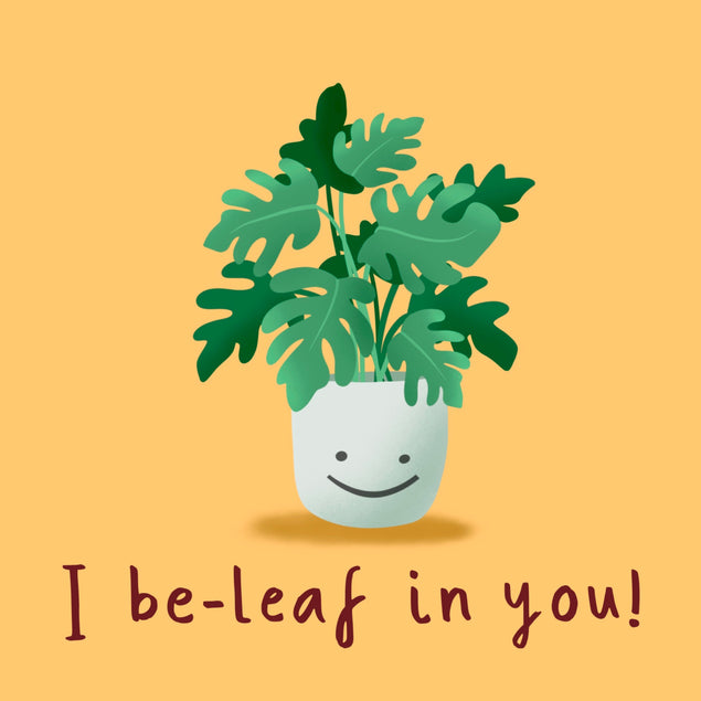 Good Luck Card - I Be-leaf In You! - 1
