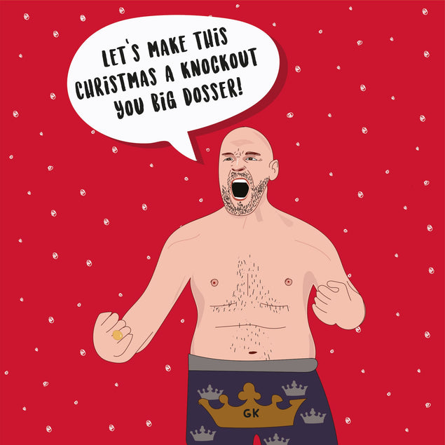 Tyson Fury Merry Christmas - 1