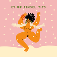Tinsel Tits Naked Lady Christmas Card - 1