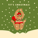 Tit's Christmas Naked Lady Christmas Card