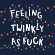 Funny Christmas Twinkly Fairy Light Card  - 1