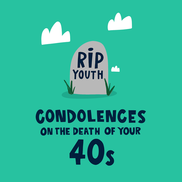  RIP Youth Funny 50th Birthday Card - 1