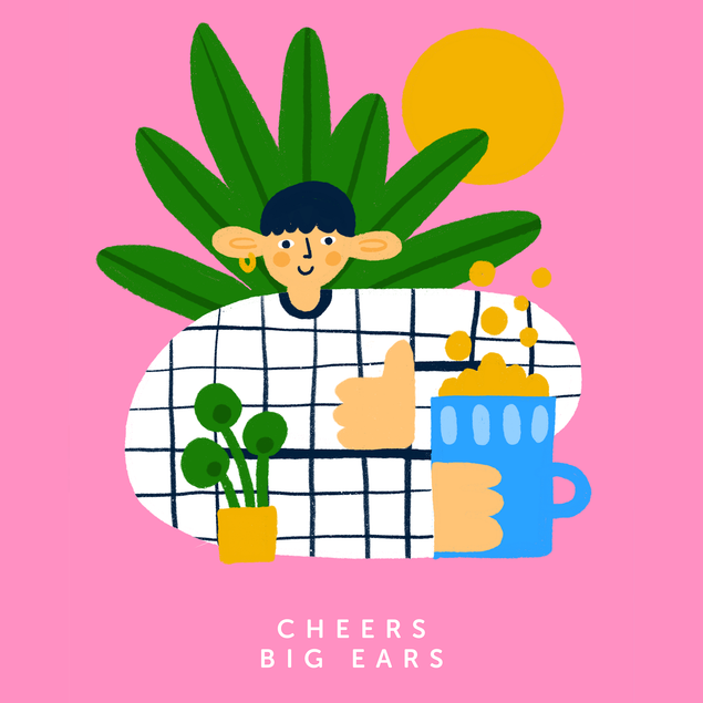 Funny Big Ears Joke Birthday Card - 1