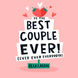 To The Best Couple Ever Strawberries Wedding Card