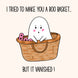 Boo Basket Halloween Card