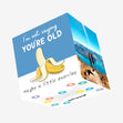 Little Overripe Banana Birthday Confetti-exploding Greetings Card