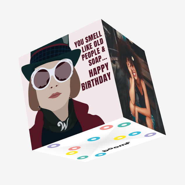 Happy Birthday Charlie And The Chocolate Factory Confetti-exploding Greetings Card