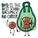 Dad Best School Backpack Avo-Carrier Card