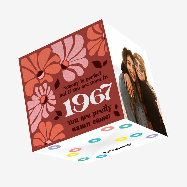 Happy Birthday Baby Boomer 1967 Confetti-exploding Greetings Card