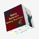 Bloody Background Happy Halloween Wedding Anniversary Confetti-exploding Greetings Card