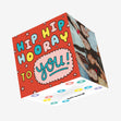 Hip Hip Hooray To You! Birthday Confetti-exploding Greetings Card