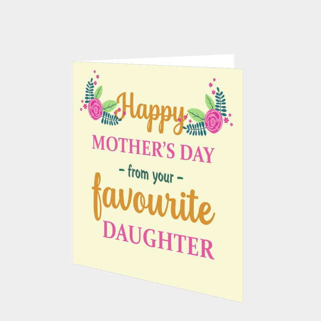 From Your Favourite Daughter Card
