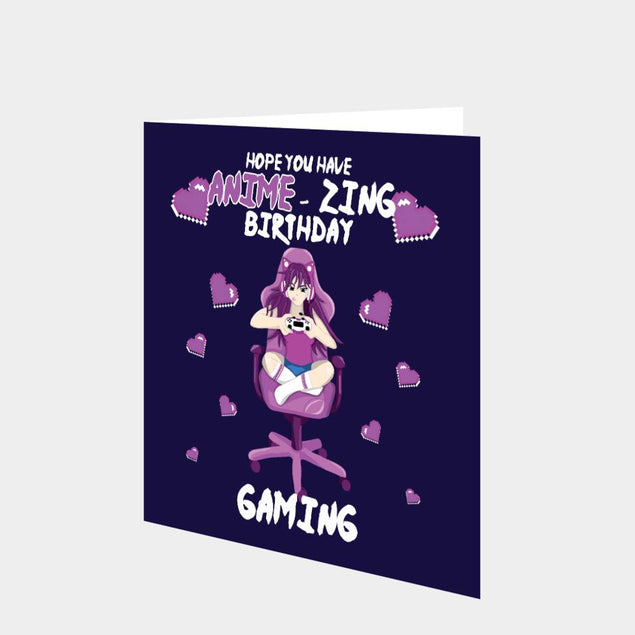 Anime-zing Birthday Card