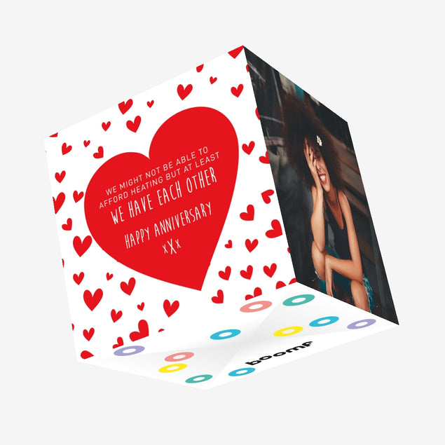 Poor Anniversary Confetti-exploding Greetings Card