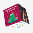 Funny Toad Christmas Confetti-exploding Greetings Card