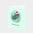 Santa Jaws Christmas Card