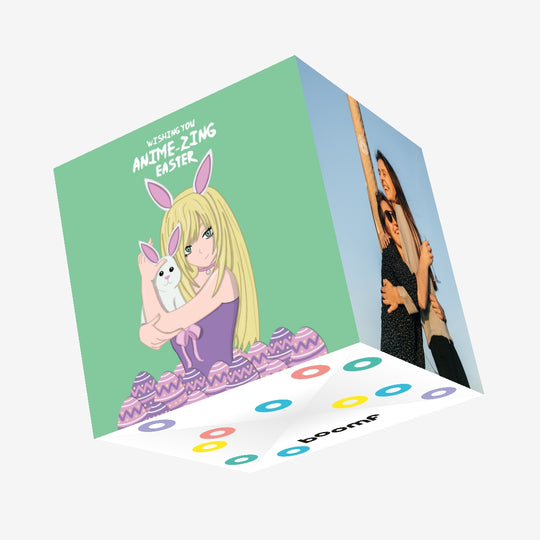 Anime-zing Easter Confetti-exploding Greetings Card